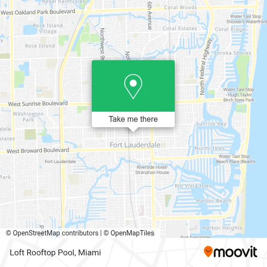 Loft Rooftop Pool map