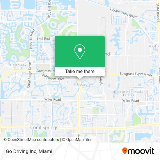 Go Driving Inc map