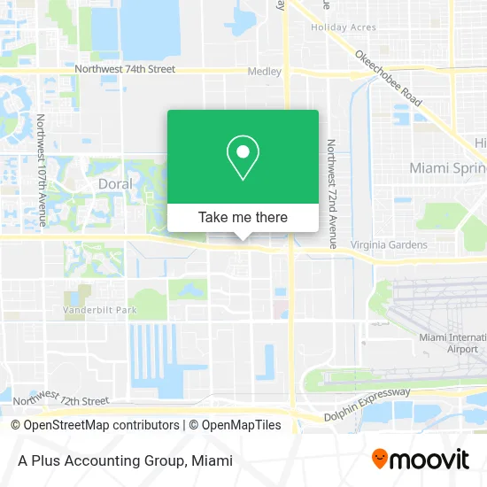 A Plus Accounting Group map
