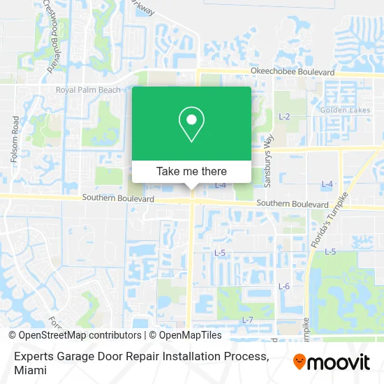 Experts Garage Door Repair Installation Process map