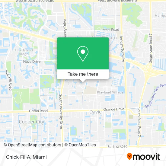 Chick-Fil-A map
