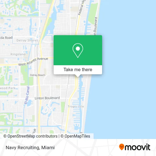 Navy Recruiting map