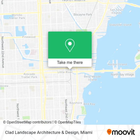 Clad Landscape Architecture & Design map