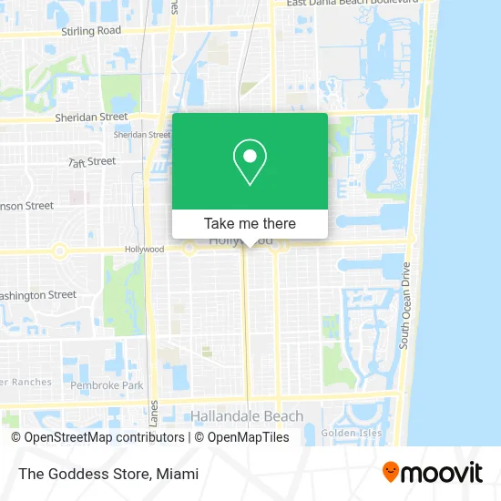 The Goddess Store map