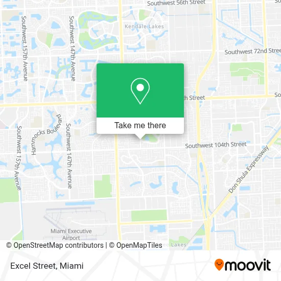 Excel Street map