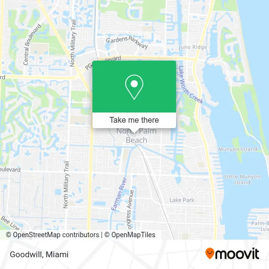 Goodwill map