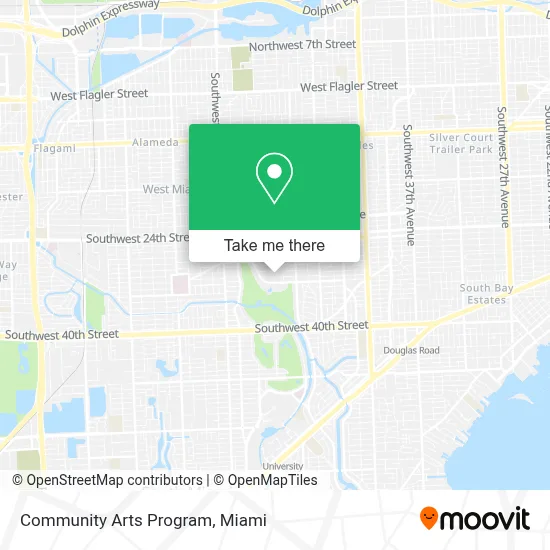 Community Arts Program map