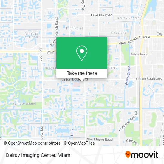 Delray Imaging Center map