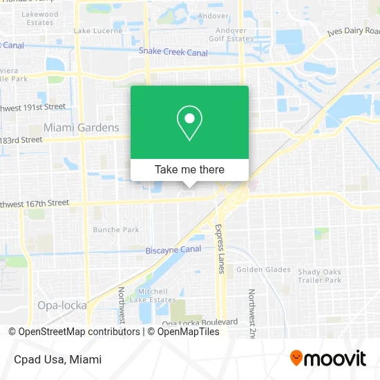 Cpad Usa map