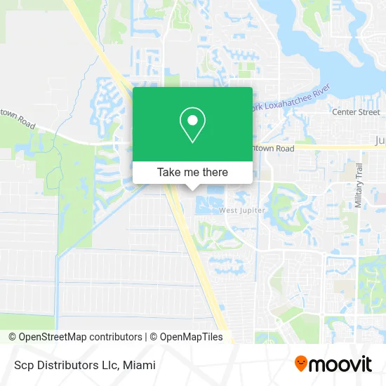 Scp Distributors Llc map
