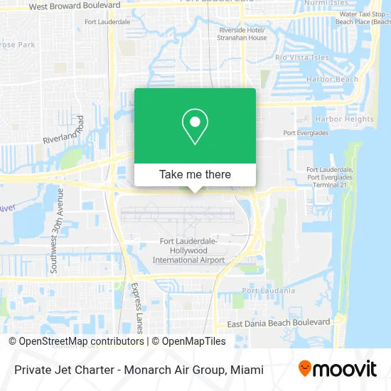 Private Jet Charter - Monarch Air Group map
