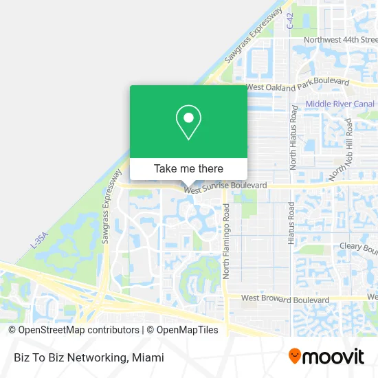 Biz To Biz Networking map