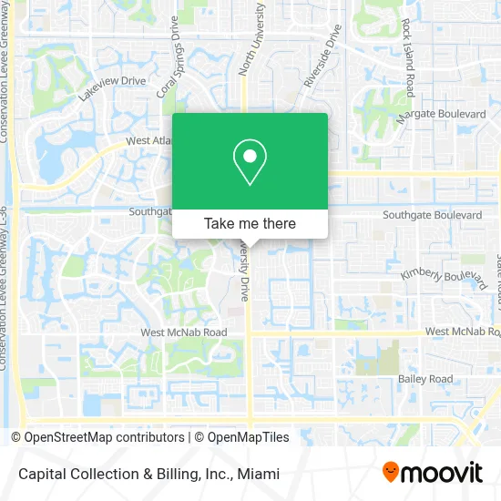 Capital Collection & Billing, Inc. map