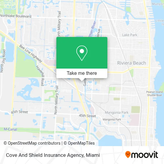 Cove And Shield Insurance Agency map