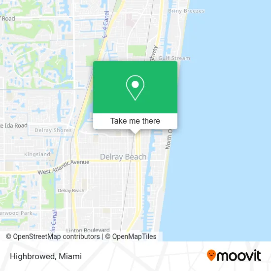 Highbrowed map