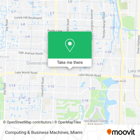 Computing & Business Machines map
