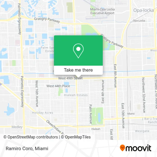 Ramiro Coro map
