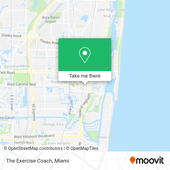 The Exercise Coach map