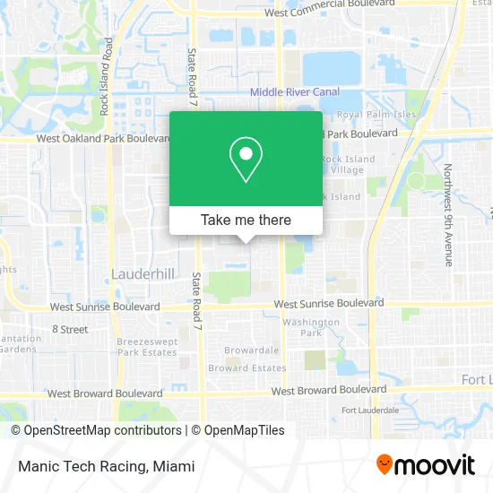 Manic Tech Racing map