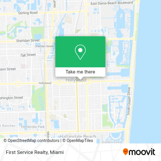 First Service Realty map