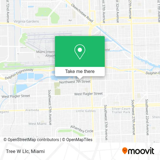 Tree W Llc map