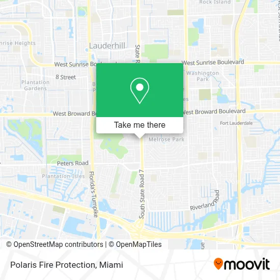 Polaris Fire Protection map