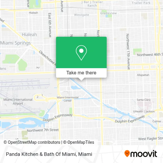 Panda Kitchen & Bath Of Miami map