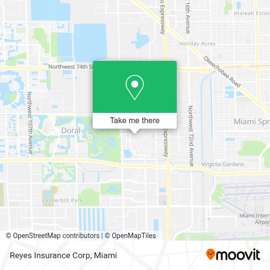 Reyes Insurance Corp map
