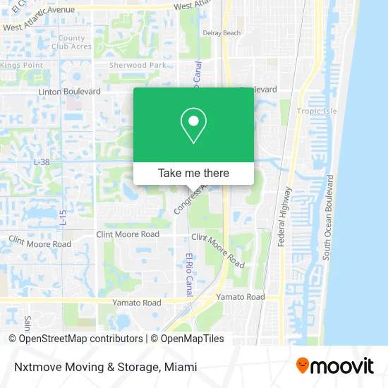 Nxtmove Moving & Storage map