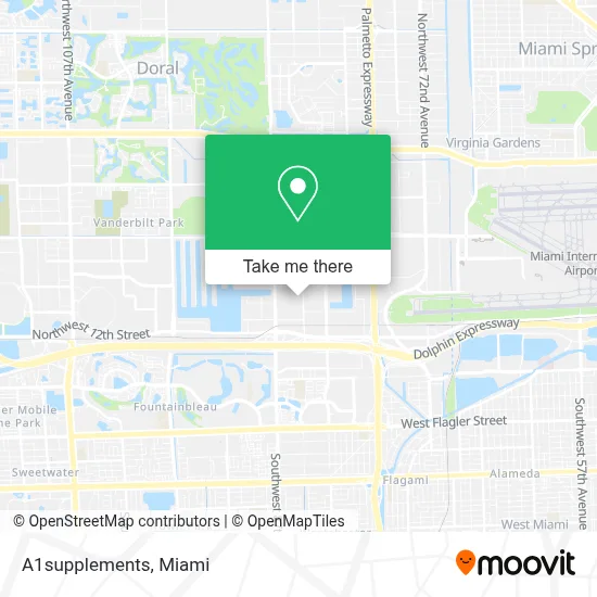 A1supplements map