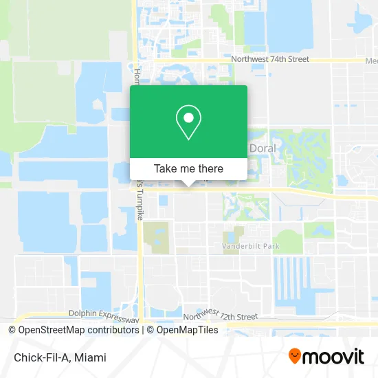 Chick-Fil-A map