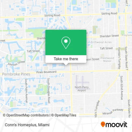 Conn's Homeplus map