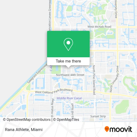 Rana Athlete map