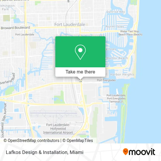 Lafkos Design & Installation map