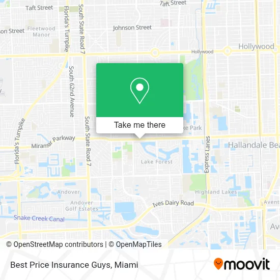 Best Price Insurance Guys map