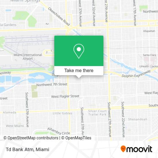Td Bank Atm map