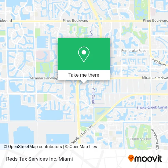 Reds Tax Services Inc map