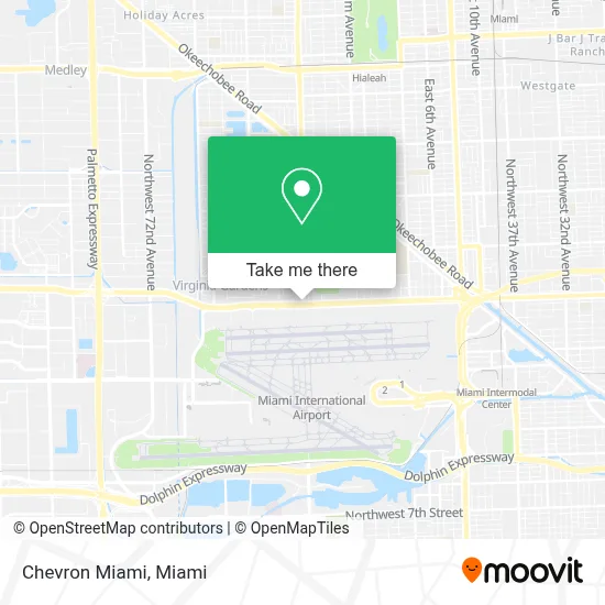 Chevron Miami map