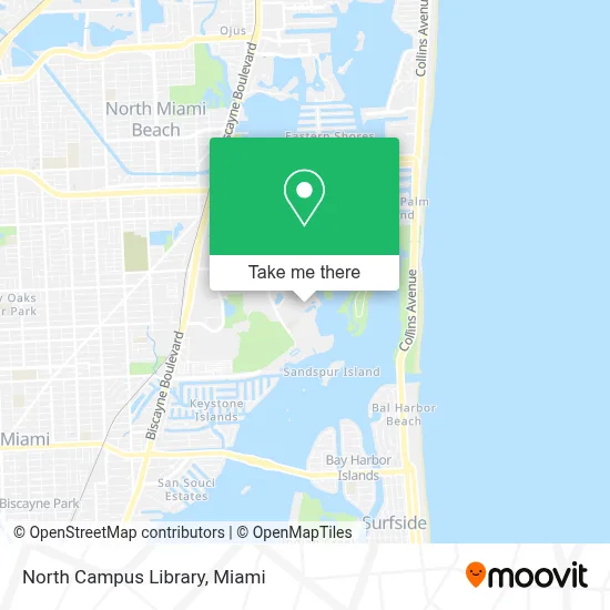North Campus Library map