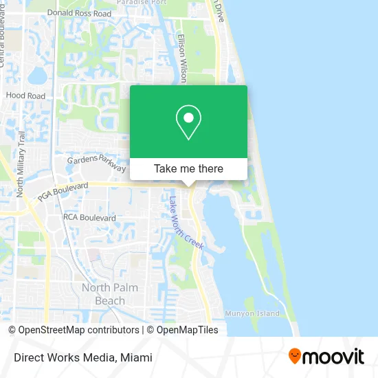 Direct Works Media map