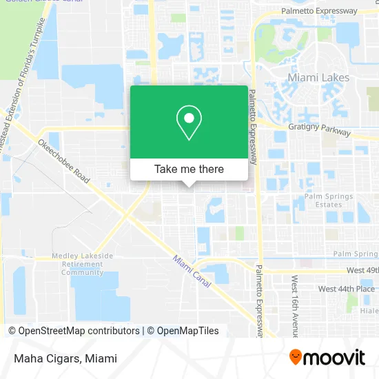 Maha Cigars map