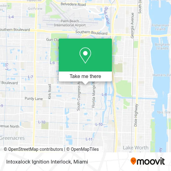 Intoxalock Ignition Interlock map
