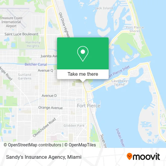 Sandy's Insurance Agency map