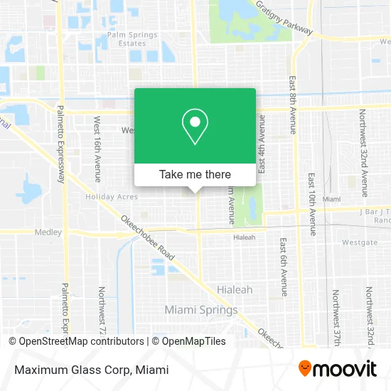 Maximum Glass Corp map