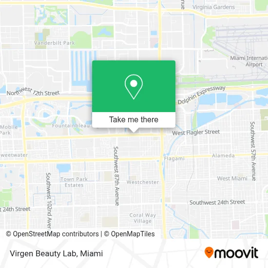 Virgen Beauty Lab map
