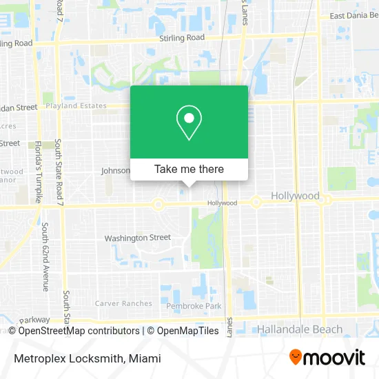 Metroplex Locksmith map