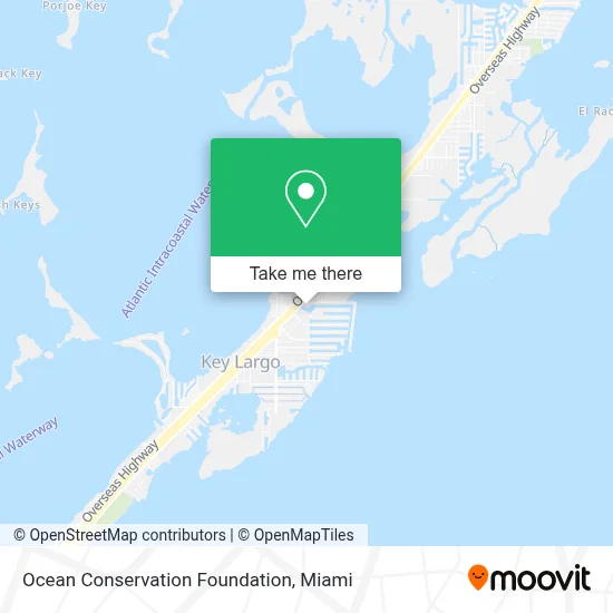 Ocean Conservation Foundation map