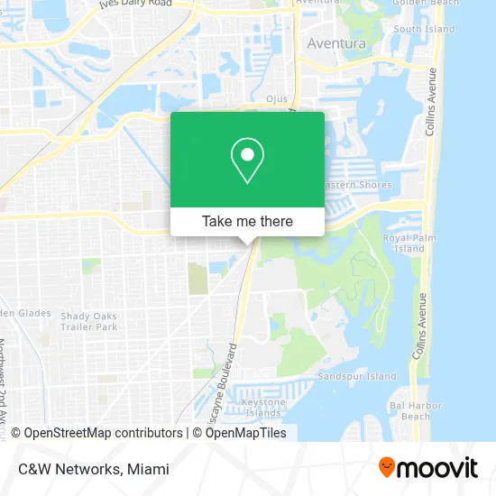 C&W Networks map