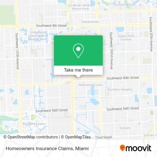 Homeowners Insurance Claims map