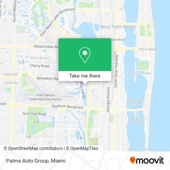 Palms Auto Group map